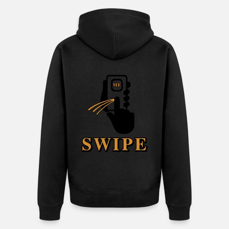 Wipe Me - Swipe Me - Veste à capuche bio Premium Unisexe - noir