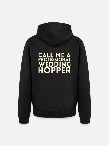 Call Me A Professional - Unisex Premium Organic Zip Hoodie - black