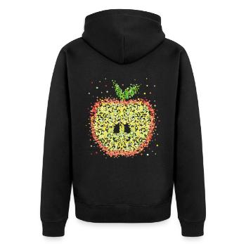 Apple Costume Replacement Carnival Carnival Gift - Unisex Premium Organic Zip Hoodie - black - Back - Nico (187cm)