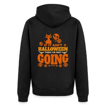 costume d’Halloween effrayant - Veste à capuche bio Premium Unisexe - noir - Dos - Nico (187cm)