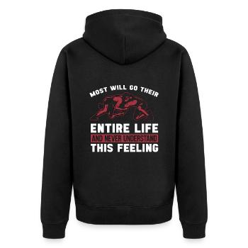 Catch Wrestling Most Ira Lutteur Grappling - Veste à capuche bio Premium Unisexe - noir - Dos - Nico (187cm)