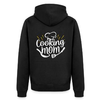 Cuisiner Maman Cuisiner Cuisiner Cuisiner Mère - Veste à capuche bio Premium Unisexe - noir - Dos - Nico (187cm)