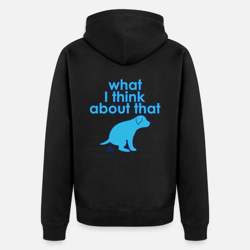 Ce que j'en pense - Veste à capuche bio Premium Unisexe - noir