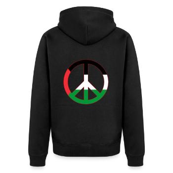Palestine - Veste à capuche bio Premium Unisexe - noir - Dos - Nico (187cm)