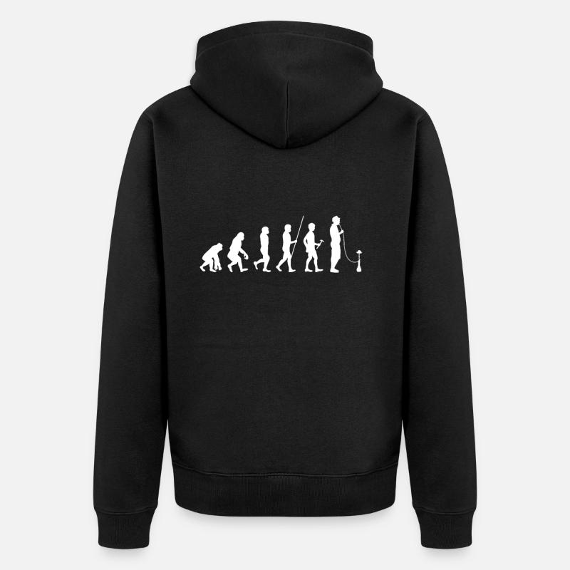 Narguilé - Veste à capuche bio Premium Unisexe - noir