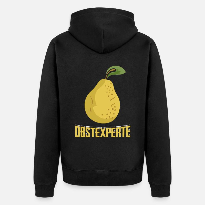 Obstexperte Geschenk Obstbauer - Unisex Premium Bio Zip Hoodie - undefined
