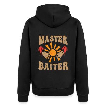 Pêcheur Pêcheur Pêche Canne à pêche Pêche Pêcheur - Veste à capuche bio Premium Unisexe - noir - Dos - Nico (187cm)