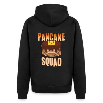 Cuisson de crêpes - Crêpes amusantes - Veste à capuche bio Premium Unisexe - noir - Dos - Nico (187cm)