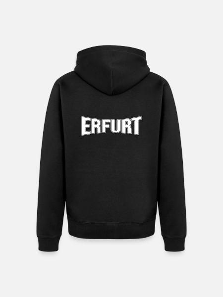 Erfurt - Unisex Premium Organic Zip Hoodie - black