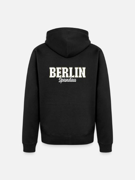 Berlin Spandau - Unisex Premium Organic Zip Hoodie - black