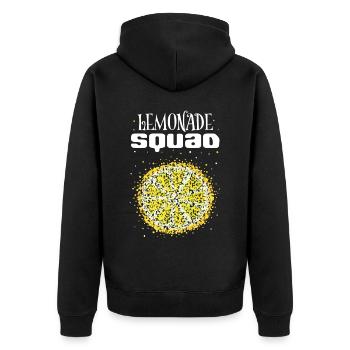 Lemon Costume Replacement Carnival Carnival Gift - Unisex Premium Organic Zip Hoodie - black - Back - Nico (187cm)
