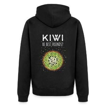 Kiwi Costume Replacement Carnival Carnival Gift - Unisex Premium Organic Zip Hoodie - black - Back - Nico (187cm)