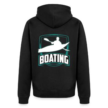 Bateau Kayak Yacht Voilier Bateau Bateau - Veste à capuche bio Premium Unisexe - noir - Dos - Nico (187cm)