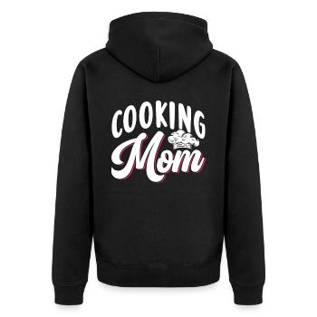 Cuisiner Maman Mère Cuisinière Cuisiner Cuisiner - Veste à capuche bio Premium Unisexe - noir - Dos - Nico (187cm)