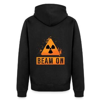 Rayonnement de radiologue sur Rad Tech Radiologie Radiographie - Veste à capuche bio Premium Unisexe - noir - Dos - Nico (187cm)