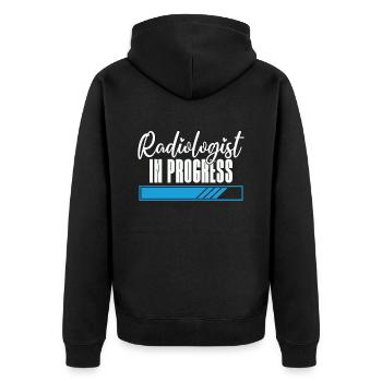 Radiologue en cours Radiologie Rad Rad Tech - Veste à capuche bio Premium Unisexe - noir - Dos - Nico (187cm)