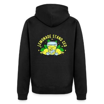 Lemonade Vendeur Lemonade Stand Pdg - Veste à capuche bio Premium Unisexe - noir - Dos - Nico (187cm)
