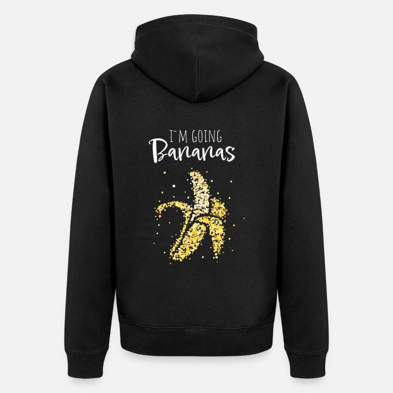 Going Bananas Banan Kostume Udskiftning Karneval - Ekologisk premiumluvjack unisex - svart