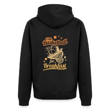 Basketball Basketball Basketball Club - Veste à capuche bio Premium Unisexe - noir - Dos - Nico (187cm)