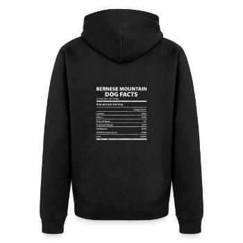 Bernese Mountain Dog Dog Dog Lover Cadeau - Veste à capuche bio Premium Unisexe - noir - Dos - Nico (187cm)
