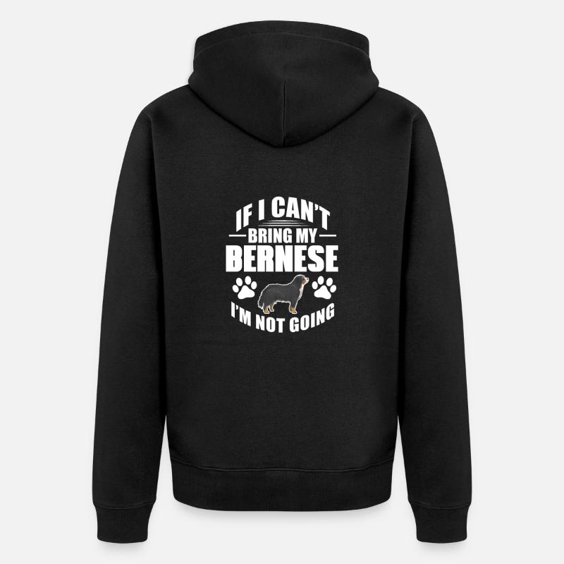 Bouvier bernois - Veste à capuche bio Premium Unisexe - noir