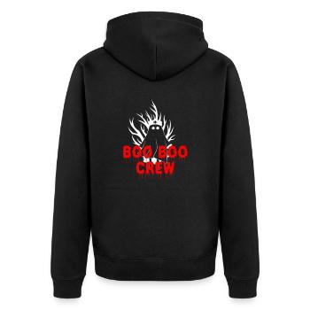Halloween Nurse Nurse - Unisex Premium Organic Zip Hoodie - black - Back - Nico (187cm)
