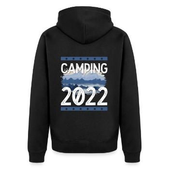 Camping 2022 - Veste à capuche bio Premium Unisexe - noir - Dos - Nico (187cm)