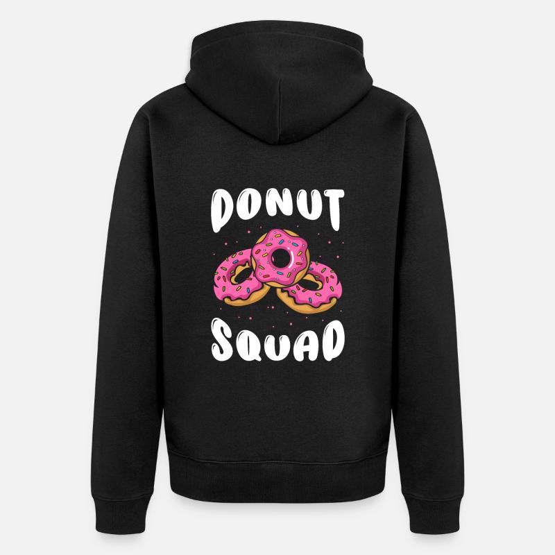 Escouade Donut - Veste à capuche bio Premium Unisexe - noir