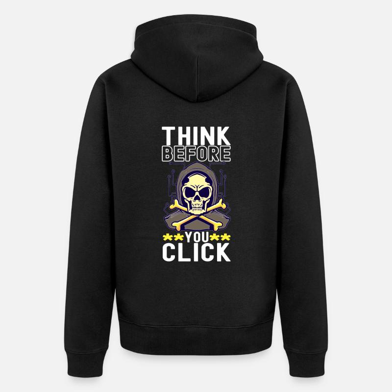 Programmeur Cybersécurité - Veste à capuche bio Premium Unisexe - noir