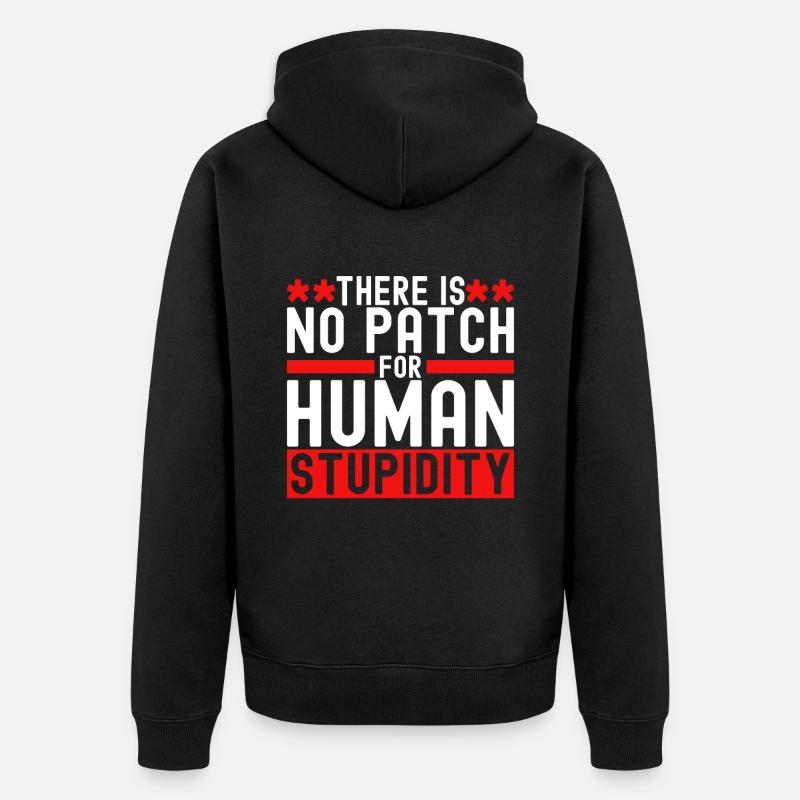 Programmer Cyber Security - Unisex Premium Organic Zip Hoodie - black