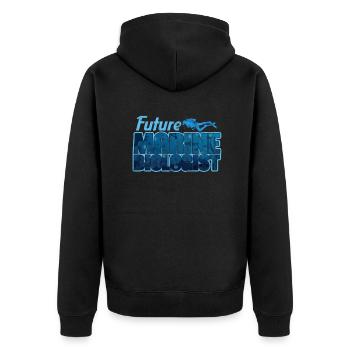 Biologie marine Biologiste marin Biolgie Gift - Veste à capuche bio Premium Unisexe - noir - Dos - Nico (187cm)