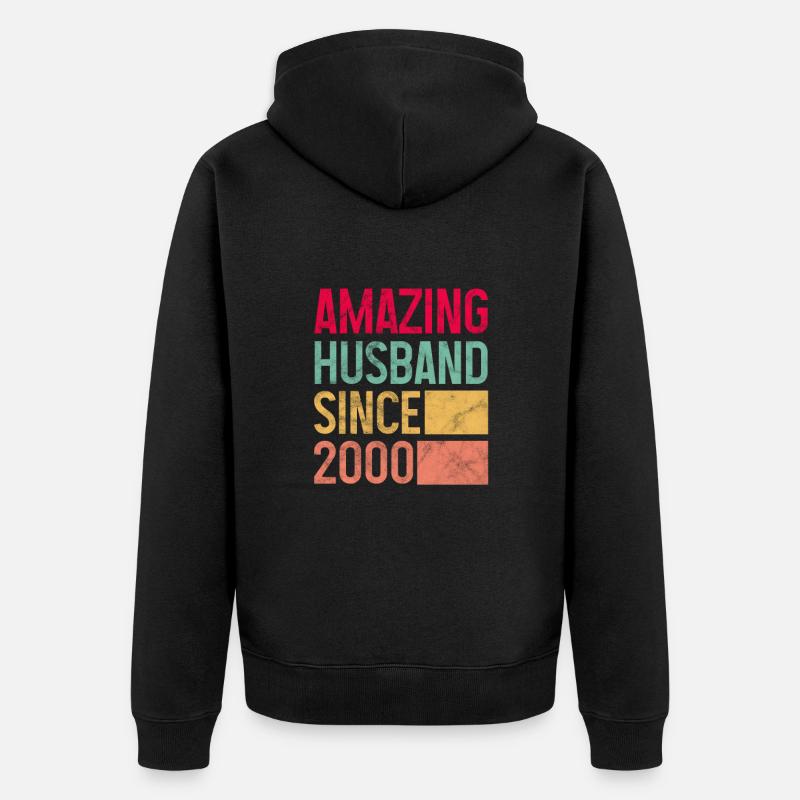 Mari depuis 2000 - Veste à capuche bio Premium Unisexe - noir