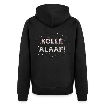 Kölle Alaaf Kölsch Carnaval de Cologne 5ème saison - Veste à capuche bio Premium Unisexe - noir - Dos - Nico (187cm)