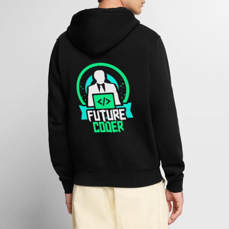 Code du programmeur de codage du futur codeur Veste à capuche bio Premium Unisexe