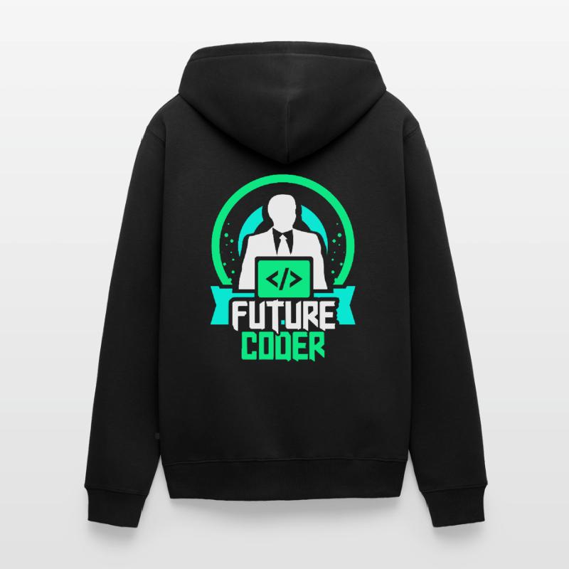 Code du programmeur de codage du futur codeur Veste à capuche bio Premium Unisexe