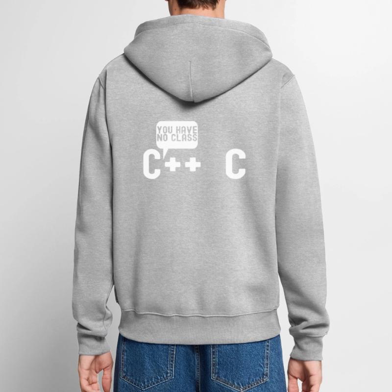 Programmer Computer Scientist Unisex Premium Organic Zip Hoodie