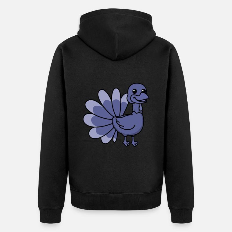 Truthan Comic Tier - Unisex Premium Bio Zip Hoodie - Schwarz