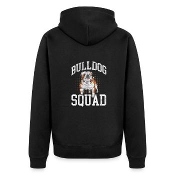American Bulldog Dog Dog Lover Cadeau - Veste à capuche bio Premium Unisexe - noir - Dos - Nico (187cm)