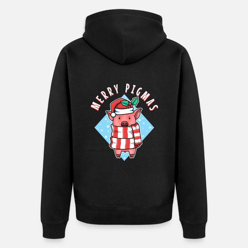 Merry Pigmas - Veste à capuche bio Premium Unisexe - noir