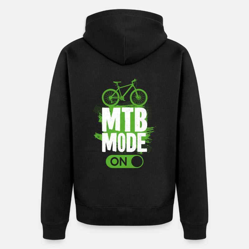 Enduro VTT VTT Équitation - Veste à capuche bio Premium Unisexe - noir