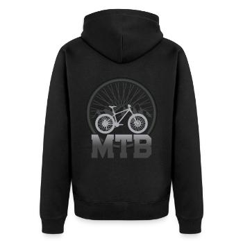 Enduro VTT VTT Équitation - Veste à capuche bio Premium Unisexe - noir - Dos - Nico (187cm)