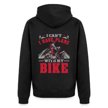 Enduro VTT VTT Équitation - Veste à capuche bio Premium Unisexe - noir - Dos - Nico (187cm)