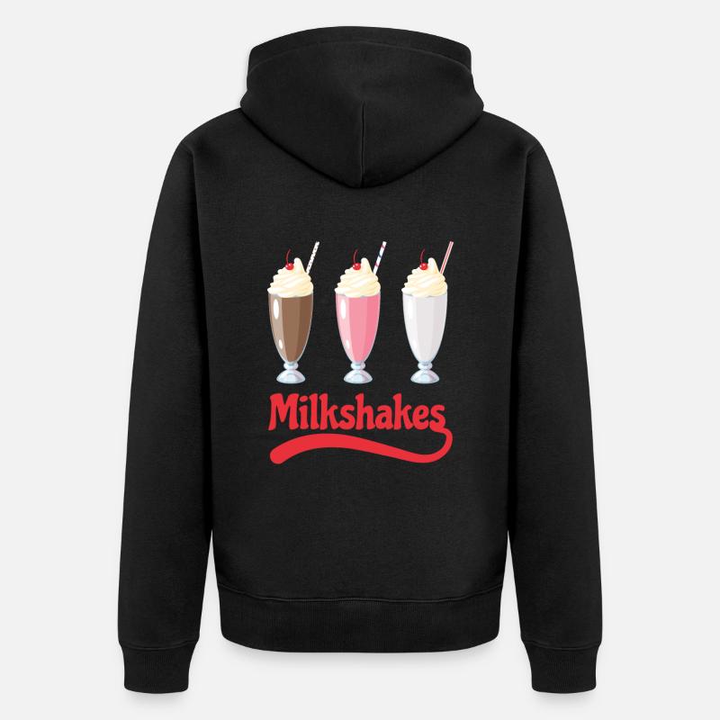 Milkshakes Milkshake Milkshaker - Veste à capuche bio Premium Unisexe - noir