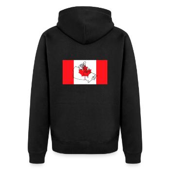Canada - Veste à capuche bio Premium Unisexe - noir - Dos - Nico (187cm)