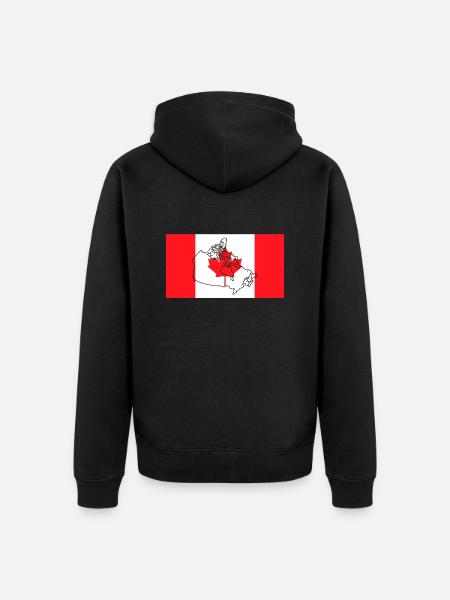 Canada - Veste à capuche bio Premium Unisexe - noir