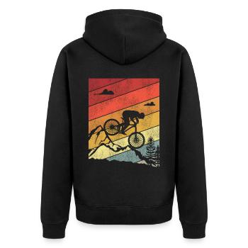 Enduro VTT VTT Équitation - Veste à capuche bio Premium Unisexe - noir - Dos - Nico (187cm)