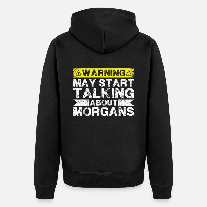 Parlez de Morgan - Veste à capuche bio Premium Unisexe - noir