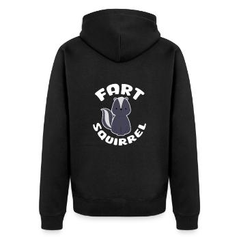 Mouffette - Veste à capuche bio Premium Unisexe - noir - Dos - Nico (187cm)