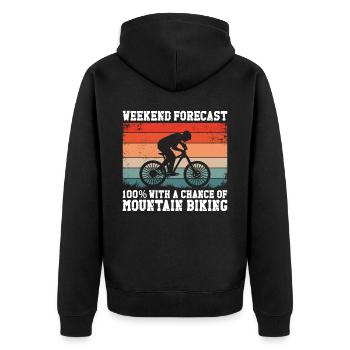 Enduro VTT VTT Équitation - Veste à capuche bio Premium Unisexe - noir - Dos - Nico (187cm)