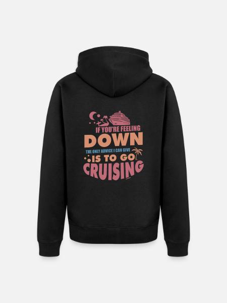 Motivation gute Laune Kreuzfahrt Schiff Geschenk - Ekologisk premiumluvjack unisex - svart